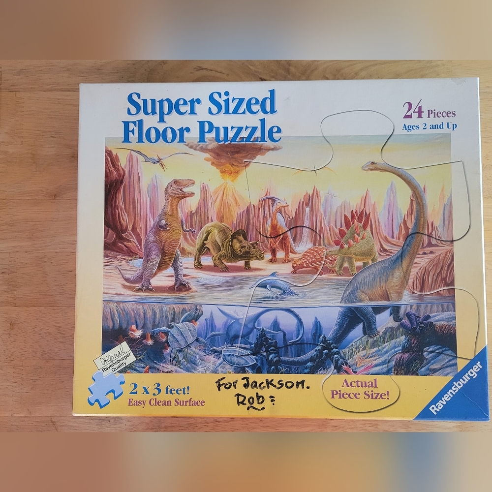 Ravensburger Dinosaurs scene 24 pieces 2x3' Floor Puzzle